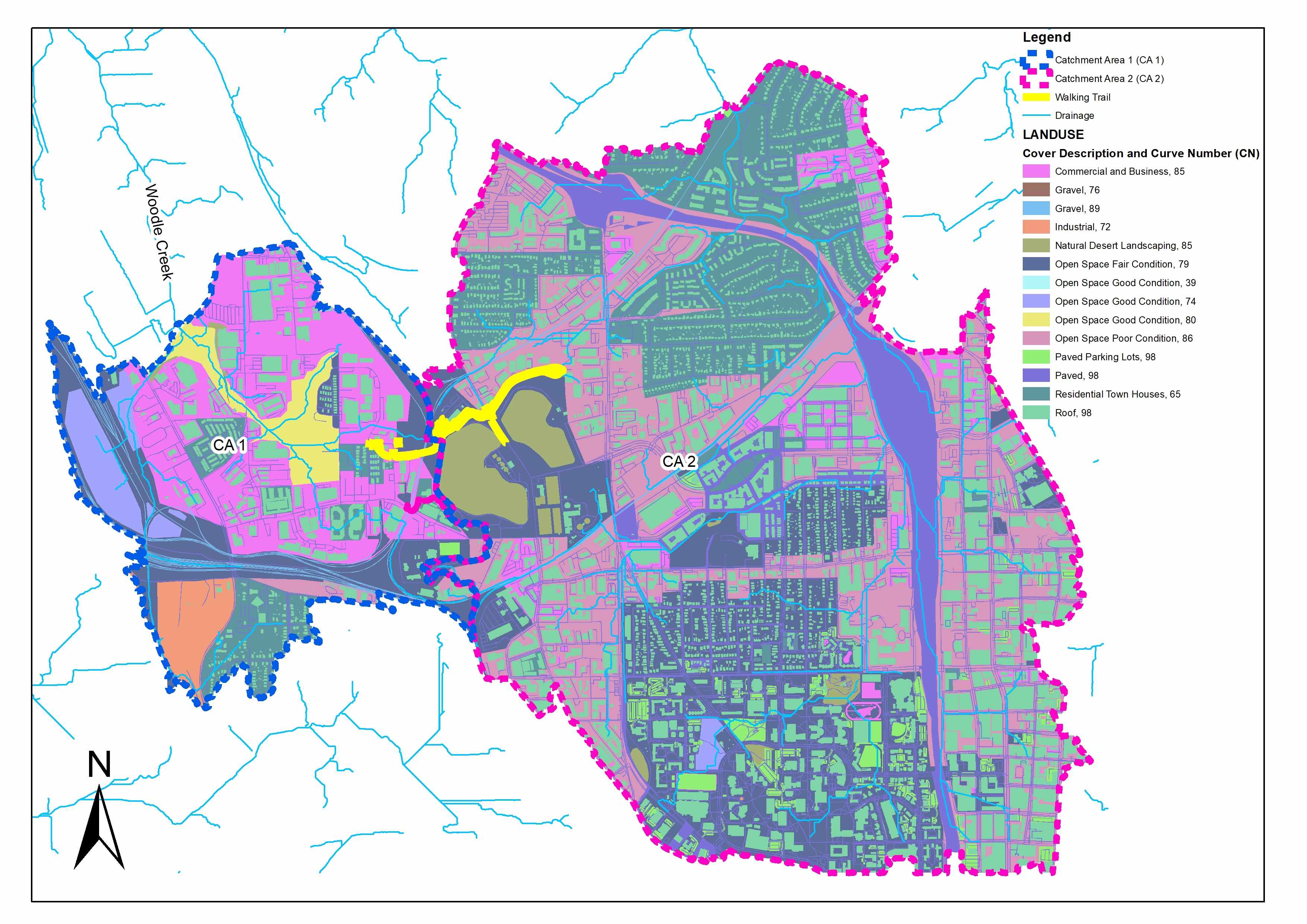 Flood Modelling for Walking Trail